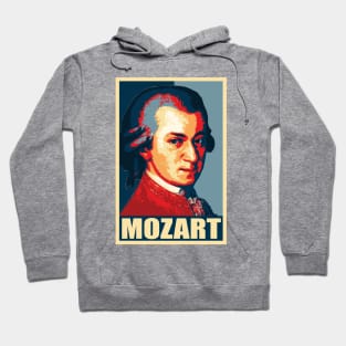 Mozart Propaganda Poster Pop Art Hoodie